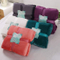 Breathable Polyester Flannel Fleece Cozy Plush Fuzzy Throw Coral Blanket