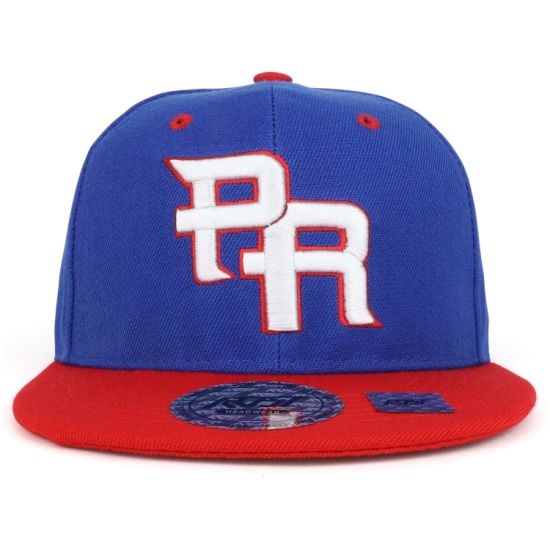 100% Polyester Custom Adjustable Flap Bill Snapback 3D Embroidery Cap
