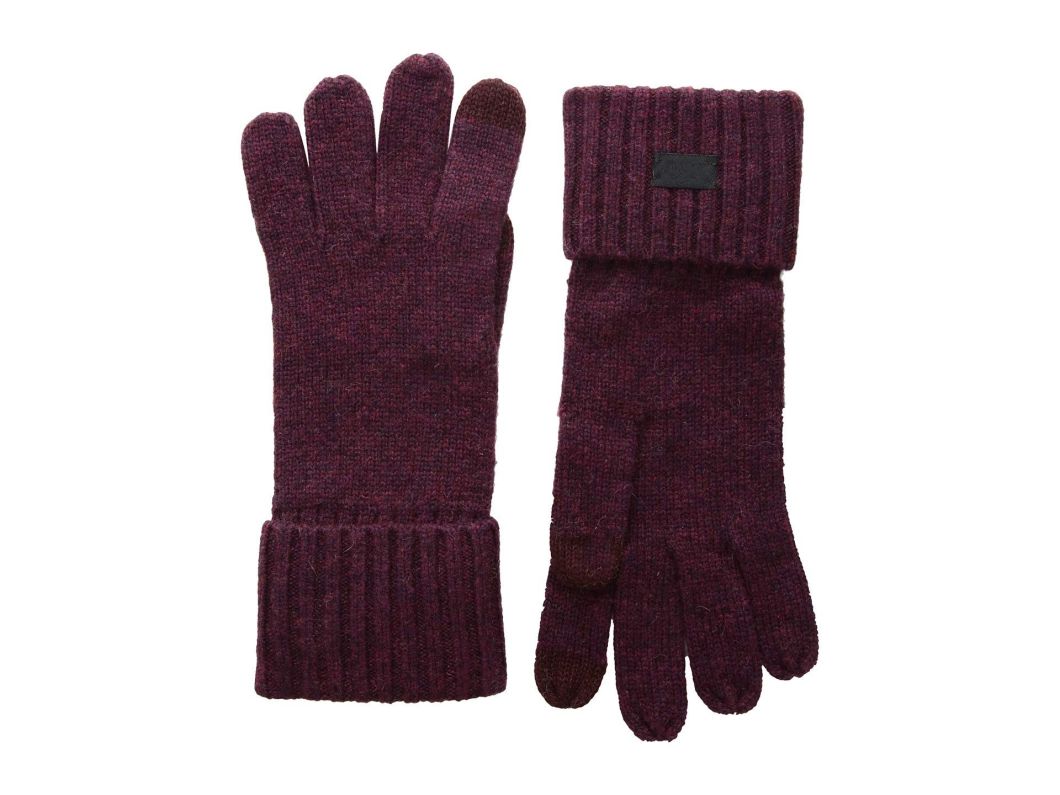 BSCI Audit Women Wool Felt Winter Knit Merino Wool Gloves