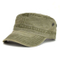 Adjustable Cadet Army Hat Vintage Cap Washed Cotton Military Cap