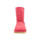 Sedex Audit Winter Flat Fur Ladies Leather Suede Ankle Snow Women Bow Fur Boots Red Suede Sheepskin Boots