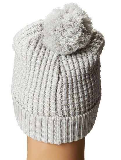 100% Acrylic Custom Slouchy Beanie Warm Winter Knitted Hat with POM POM