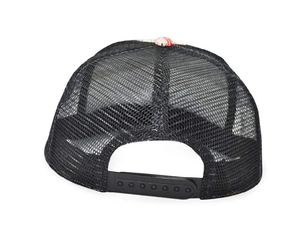 BSCI Audit Woven Trucker Boho Tribal Pattern Woven Snapback Cap