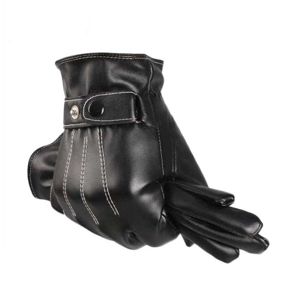 Custom Touchscreen Wholesale Stylish Insulation Warm Men Winter 100% Real Leather Glove