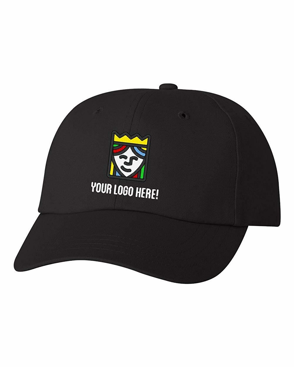 Wholesale 100% Cotton Magic Tape Back Embroidered Custom Logo Hat