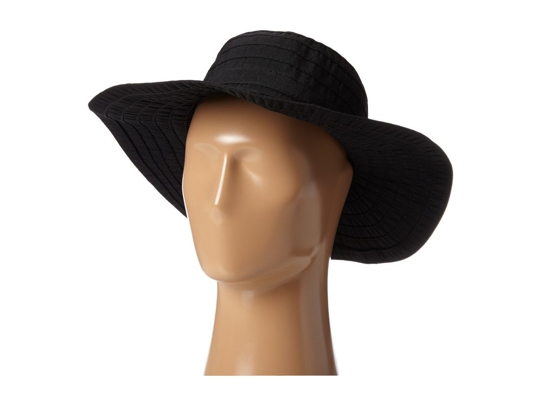 Summer Crushable Sun Protection Hat Ribbon with Decorative Knot Back