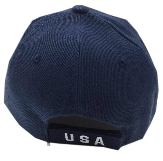 Sedex Audit Custom Adjustable American Logo Eagle and American USA Flag Baseball Cap 3D Embroidery