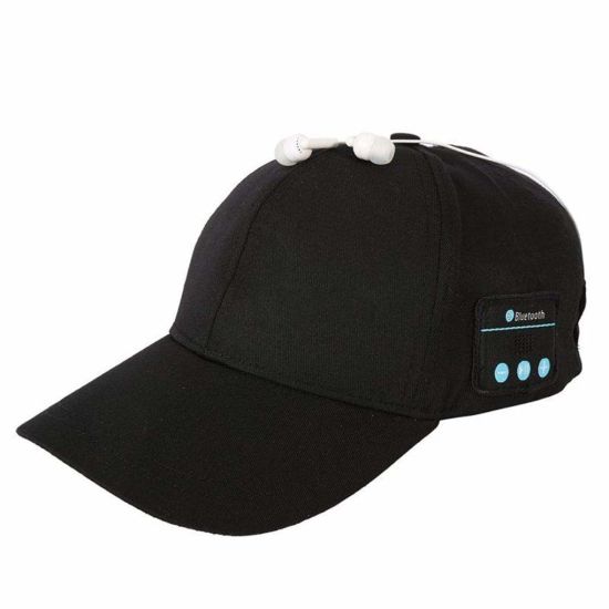 Custom Blank Wireless Earphone Headphone Hat Bluetooth Baseball Cap