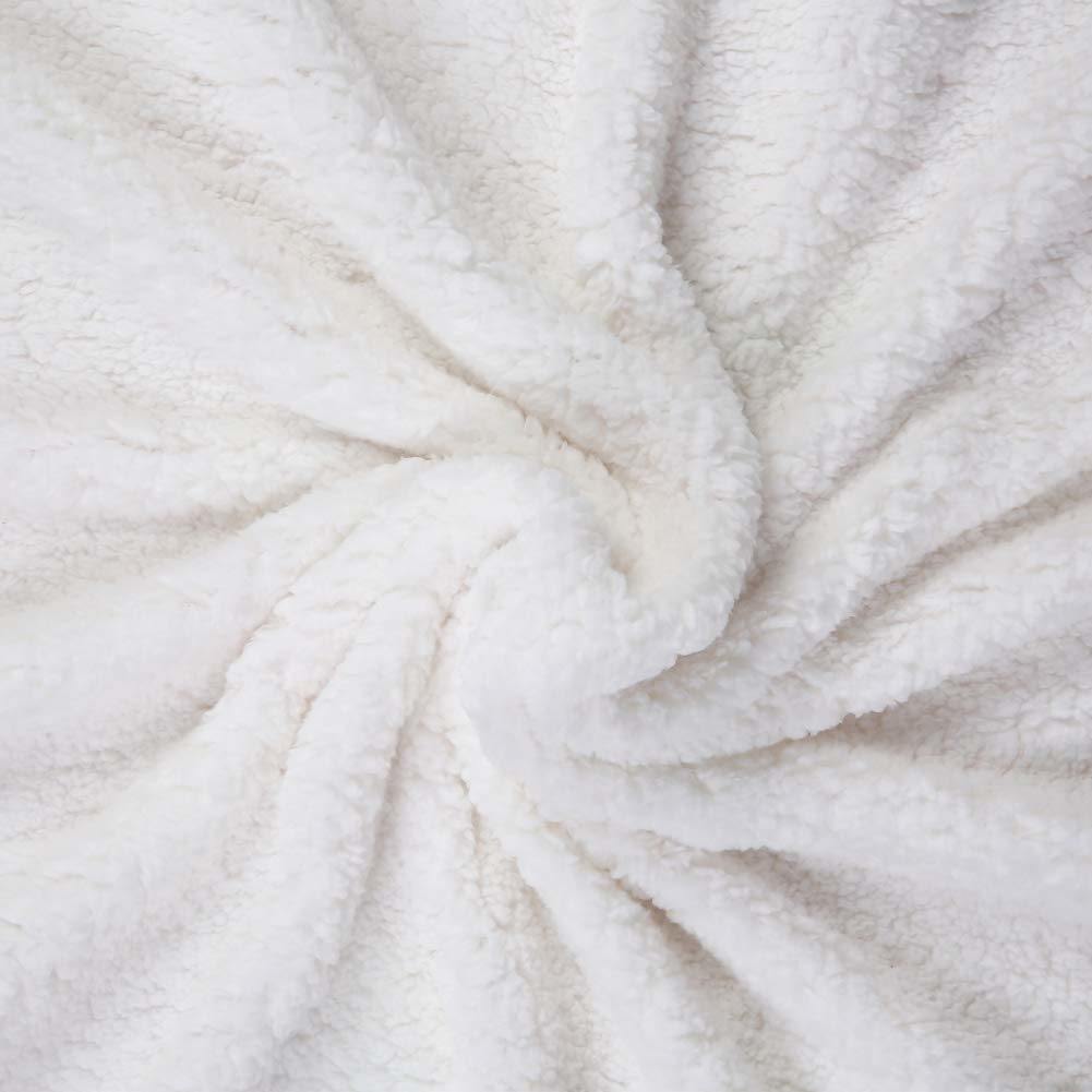 Wholesale Custom Rolled up 100% Polyester Plush Backing Sherpa Throw Fleece Baby Blanket for Toddler Baby Children