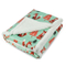 Wholesale Custom Rolled up 100% Polyester Plush Backing Sherpa Throw Fleece Baby Blanket for Toddler Baby Children