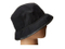 Sedex Audit Polyester Waterproof Bucket Black Hat with Leather Trim
