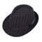 Cotton Gangster Fedora Striped Curved Short Brim Michael Jackson Hat