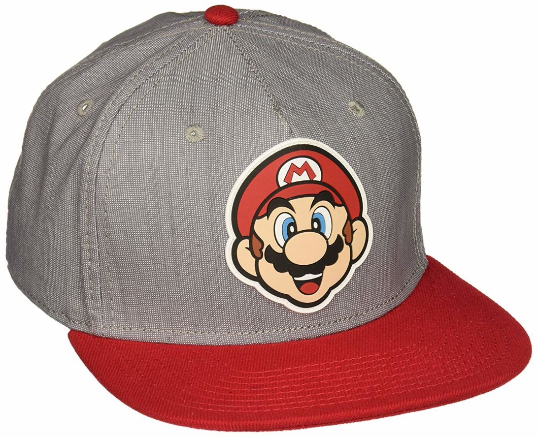 BSCI Audit Custom Unisex Super Mario Bros Rubber Snapback