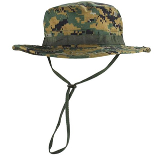 Custom Folding Breathable Fashion Camouflage Wide Brim Bucket Hat Cap