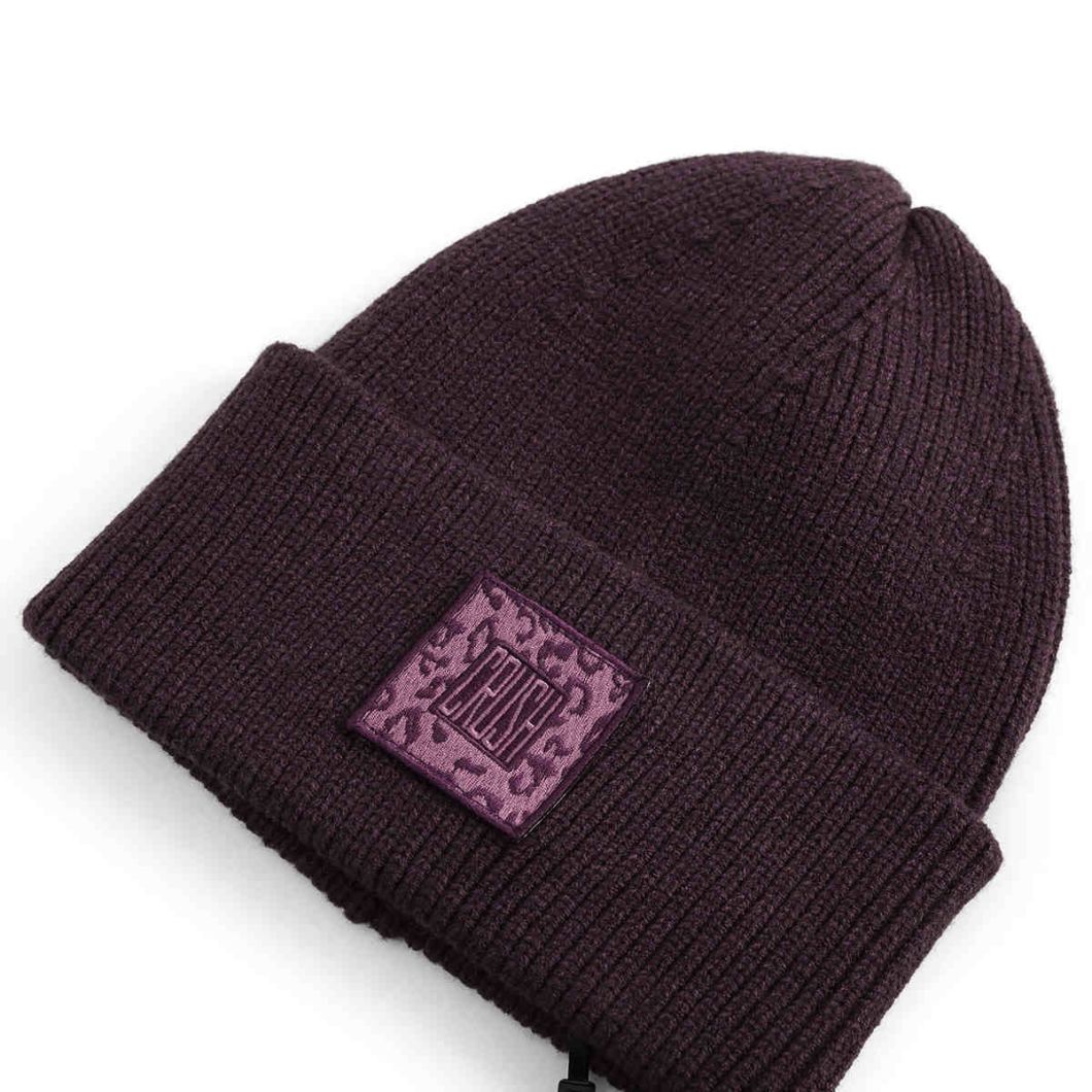 Winter Warm Knitted Ladies Cc Beanie Hat with Customzied Logo