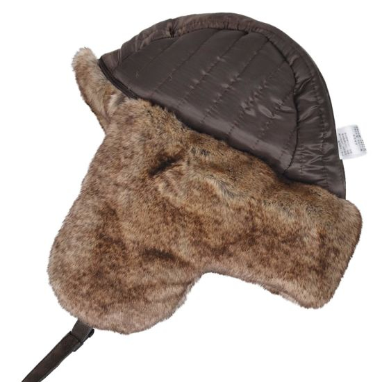 Winter Trapper Pilot Aviator Knit Russian Ushanka Leather Bomber Hat