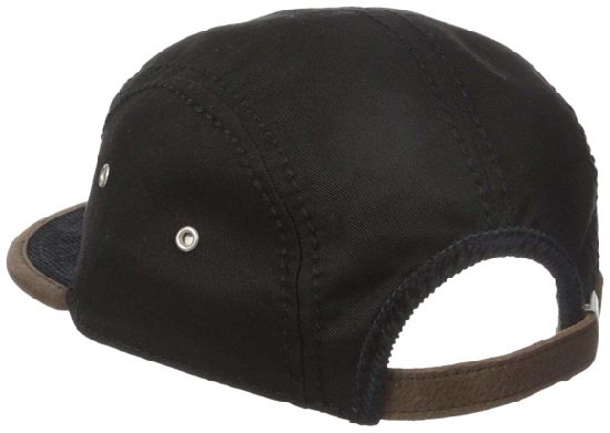 BSCI Audit Leather Strap Snapback Corduroy 5 Panel Cap with Leather Patch