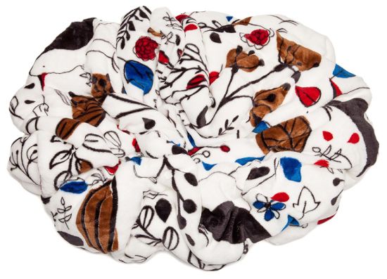 Wholesale Custom Plush Sherpa Fabric Print Blanket Fleece Super Soft