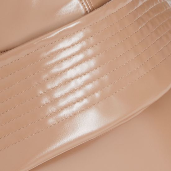 Rain Hat Shaped with a Peak Complete with a High-Shine Finish Water Proof