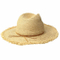 Druzy Stone Crushable Summer Beach Crocheted Packable Raffia Straw Hat