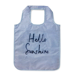 Custom Lightweight Reusable Nylon Shopping Tote Bag with Designed Print