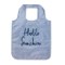 Custom Lightweight Reusable Nylon Shopping Tote Bag with Designed Print