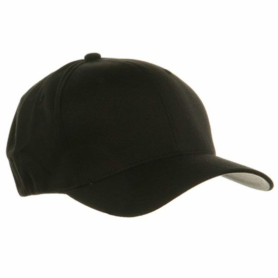 Sedex Audit 6-Panel Blank Wooly Twill Stretchable Fitted Baseball Cap