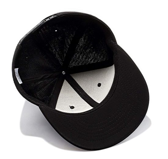 Adjustable Fashion Hip Hop Blank Customized Flat Brim Cap Snapback with 6 Embroidered Eyelets