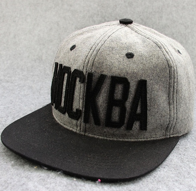 BSCI Audit Adjustable Leather Felt Snapback Applique Embroidery Cap