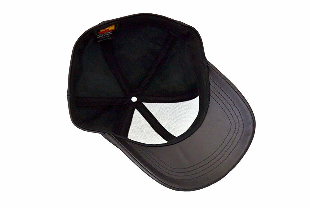Sedex Audit Custom 6-Panel Fitted Genuine Leather Baseball Cap