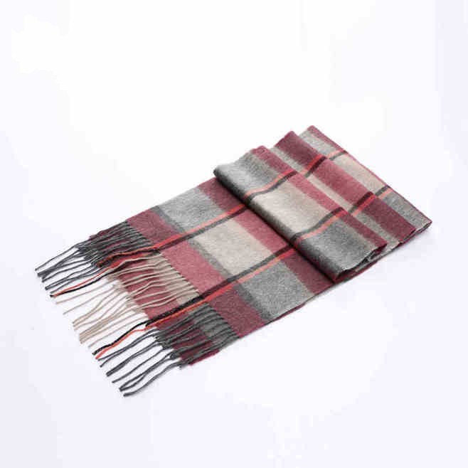 Sedex Audit Woven Plaid Factory Wholesale Winter Infinity Knit Scarf.