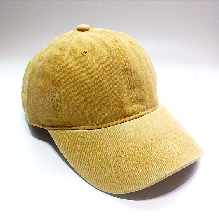 Unstructured Custom Low Profile Promotion Blank Washed Baseball Plain Cap