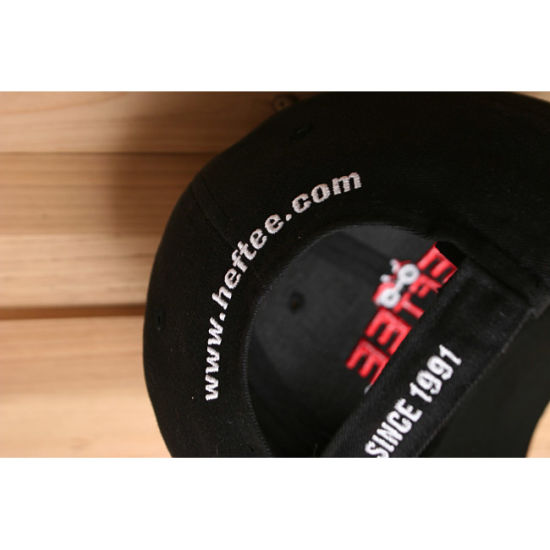 Promotional Embroidered Cotton 6-Panel Sports Denim Black Baseball Cap