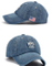 BSCI Audit 100% Cotton Embroidered Washed 6-Panel Denim Baseball Cap