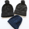 100% Beanie Winter Warm Knit Custom Striped Baggy Beanie Hat