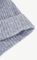 Gray Plain Merino Wool Knit Slouch Custom Beanie Winter Hat