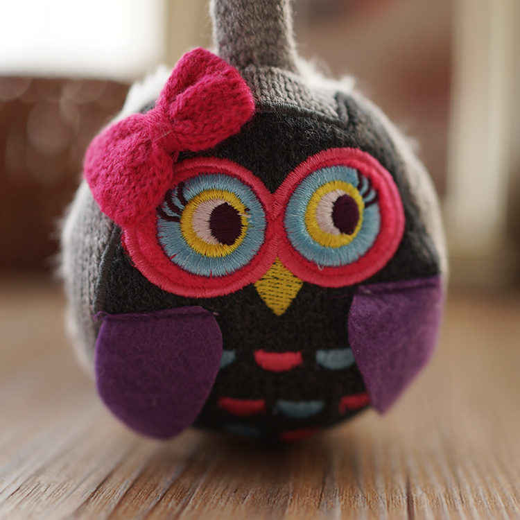 Hot Selling Fashion 100% Acrylic Winter Customized Knitted Jacquard Earmuff (earcap) with Jacquard Logo