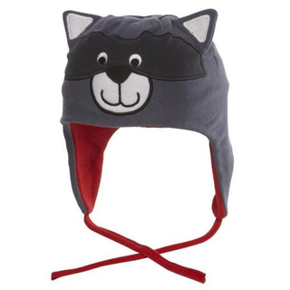 100% Polyester Embroidery Children Kids Animal Cute Winter Fleece Hat Beanie with Ear Flap
