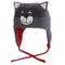 100% Polyester Embroidery Children Kids Animal Cute Winter Fleece Hat Beanie with Ear Flap