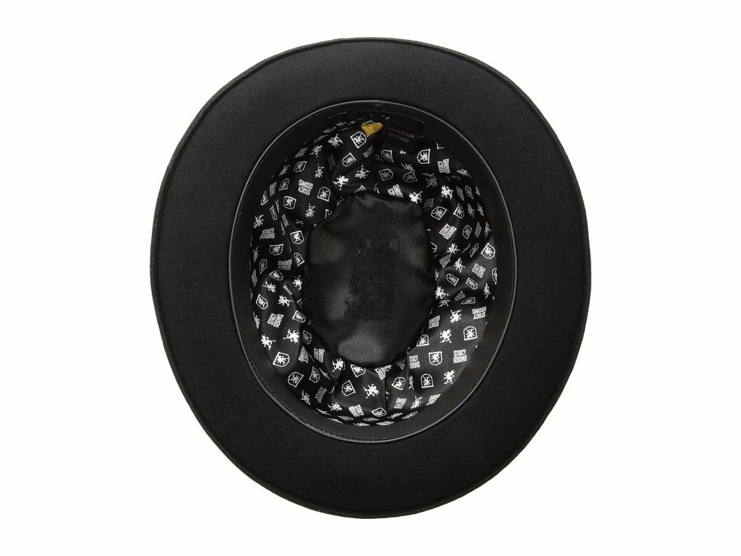 BSCI Audit Grosgrain Hatband Feather Australia Wool Felt Fedora Hat