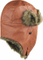 Winter Trooper Leather Trapper Hunting Hat Ushanka Fur Aviator Hat