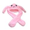 BSCI Audit Wholesale Winter Halloween Christmas Animal Rabbit Hat Movable Bunny Ears Hat
