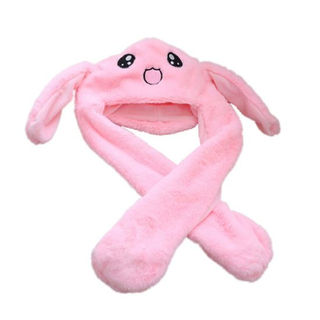 BSCI Audit Wholesale Winter Halloween Christmas Animal Rabbit Hat Movable Bunny Ears Hat
