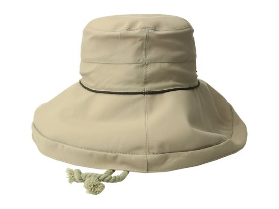 Adjustable Nylon Sun Hat Flat Crown Flip up Brim Hat