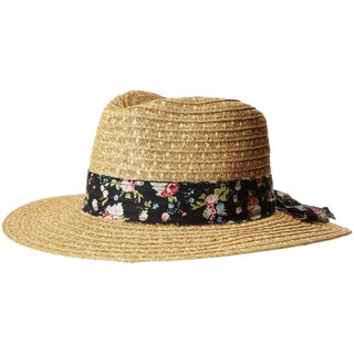 Fashion Fedora Paper Straw Women Summer Hat with Patterned Hatband