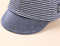 Wholesale Breathable Cotton Striped Sun Protection Bow Hat Custom Baby Baseball Cap