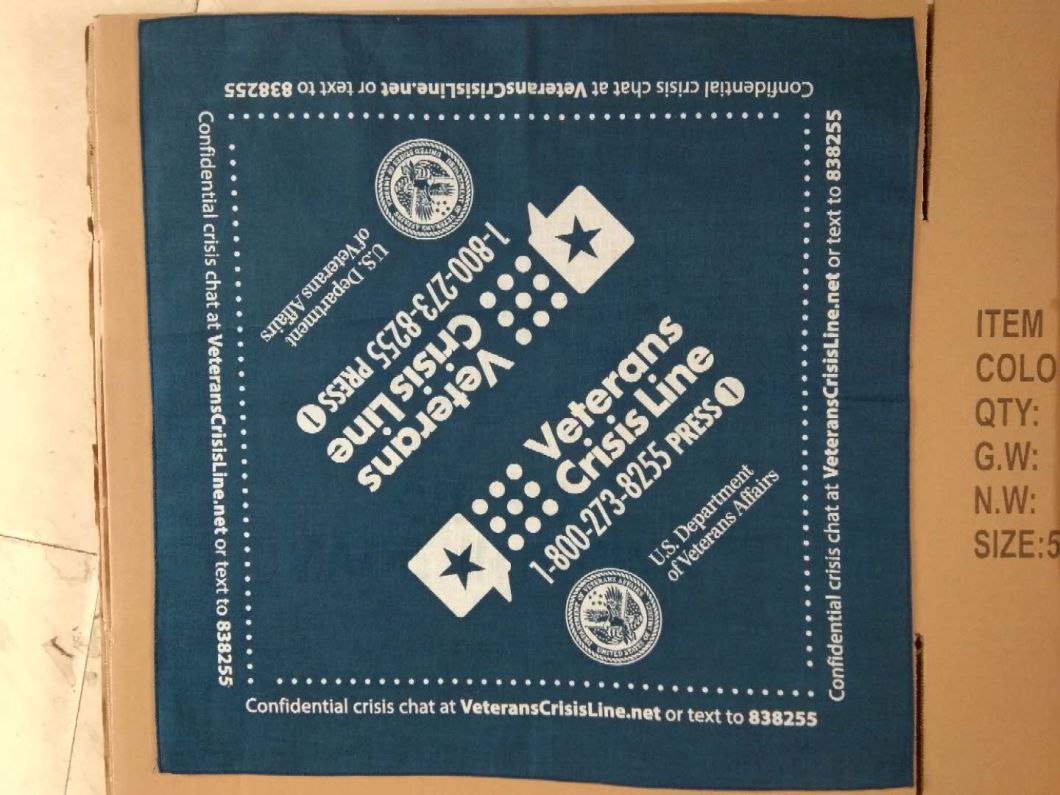 Wholesale 100% Cotton Cowboy Plain Solid Color Head Scarf Bandana Handkerchief Head Wraps