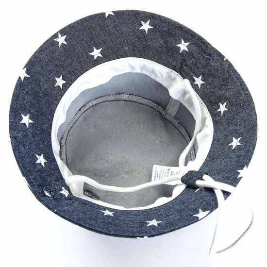 Custom Children Beach UV Protection Reversible Bucket Hat with Adjustment Chin Strap