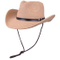 Summer Sun Hat with String Cheap Paper Straw Cowboy Hats for Men