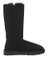 Sedex Audit Women′s Female Suede Fur Three Buttons Flat Knee High Knee Sheepskin Wool Boots